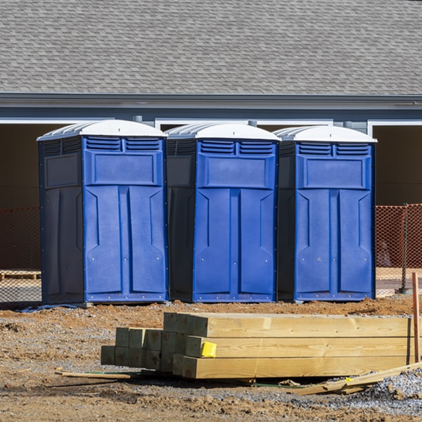 are there different sizes of portable restrooms available for rent in Arcola Virginia